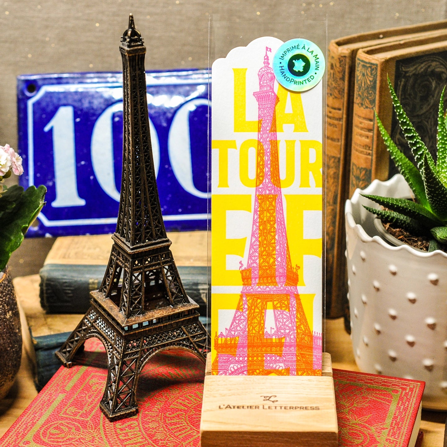 Paris Letterpress Bookmarks – Handprinted in France