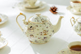 Holiday Snowmen 36oz Fine Porcelain Teapot