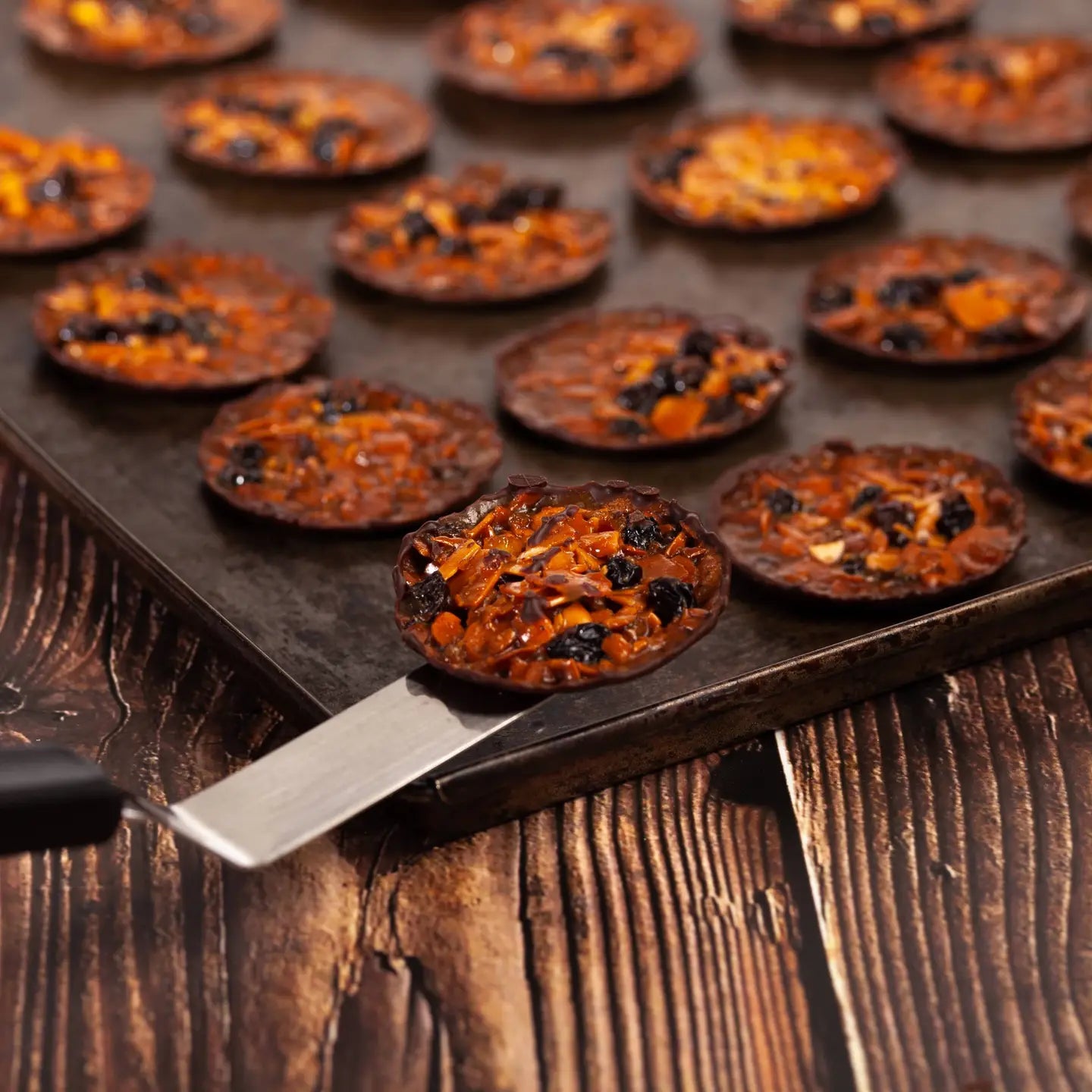 Maison de Florentins Lemon & Dark Chocolate Florentines – French Gluten-Free Almond Biscuits
