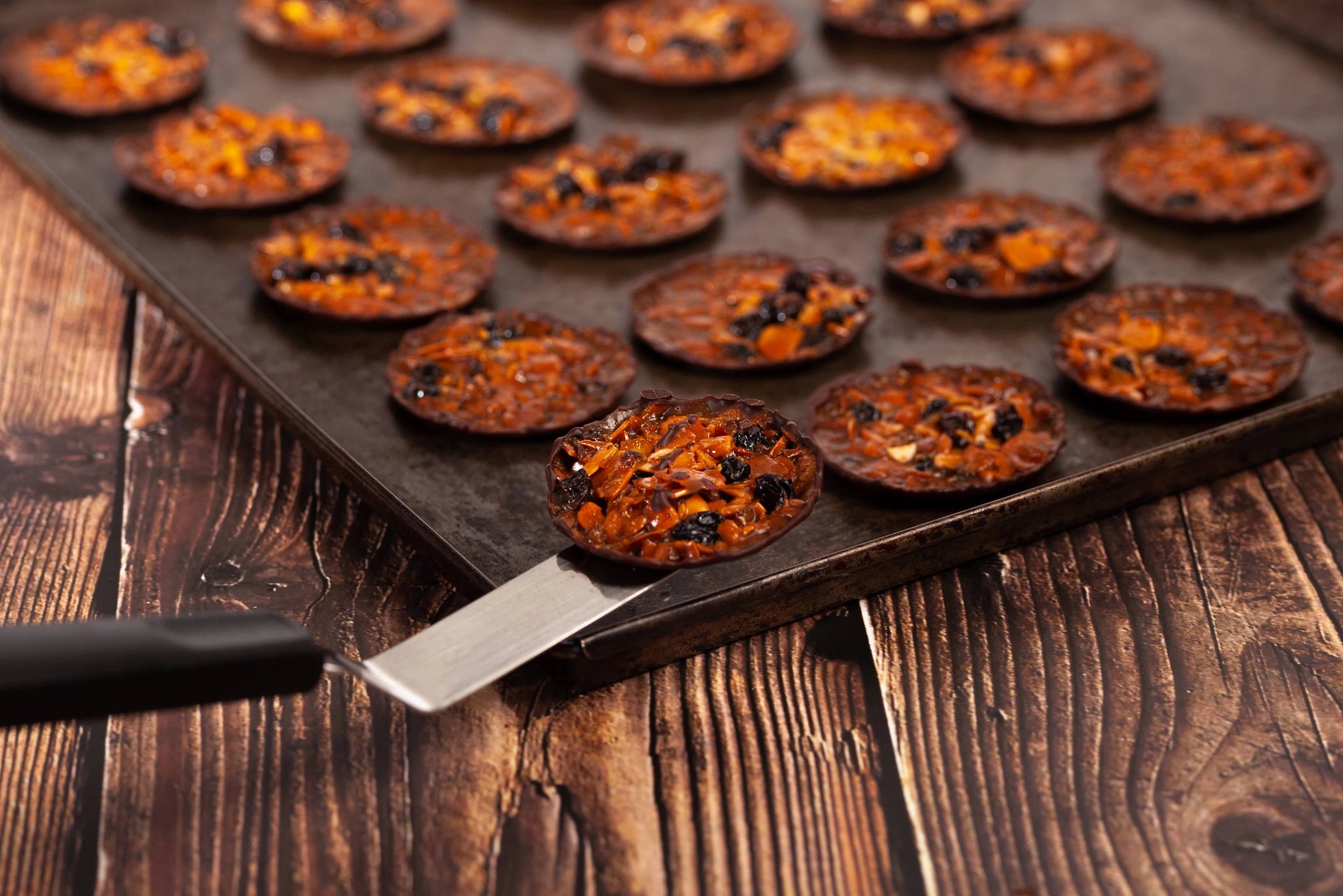 Florentines with Salted Butter Caramel & Dark Chocolate – Maison de Florentins (Box of 12)