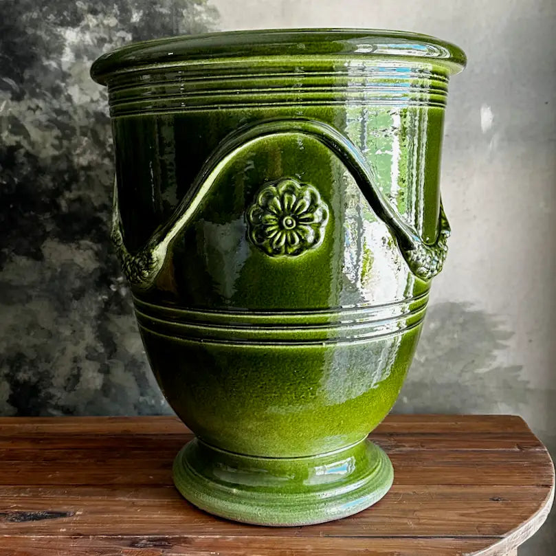 Handmade Italian Provence Glazed Terracotta Planter