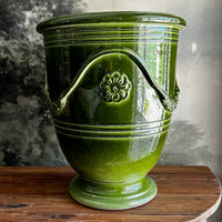 Handmade Italian Provence Glazed Terracotta Planter
