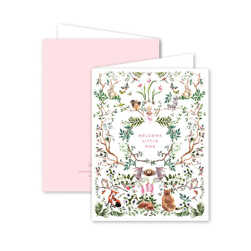 "Welcome Little One" Baby Greeting Card