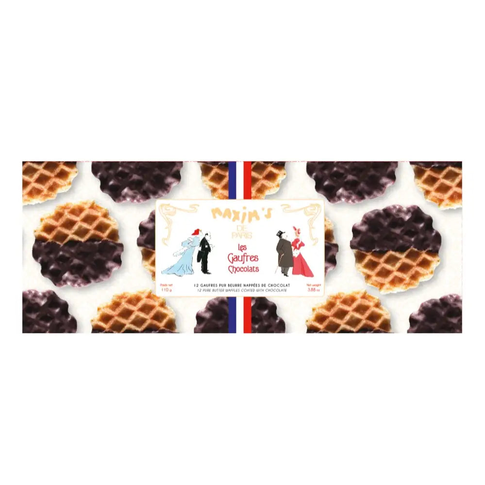 Maxim’s Dark Chocolate Waffles – Box of 12