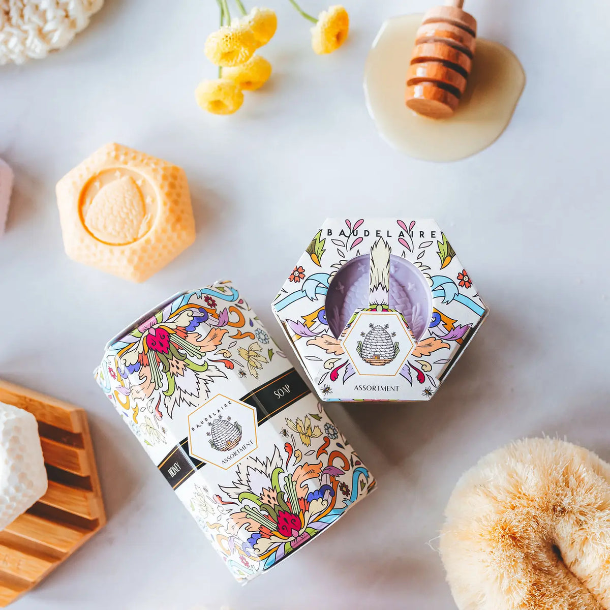 Honey Soap Assortment Quartet