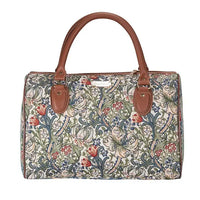 William Morris “Golden Lily” Tapestry Weekender Duffel Bag