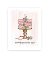 Rosé All Cake – Birthday Greeting Card