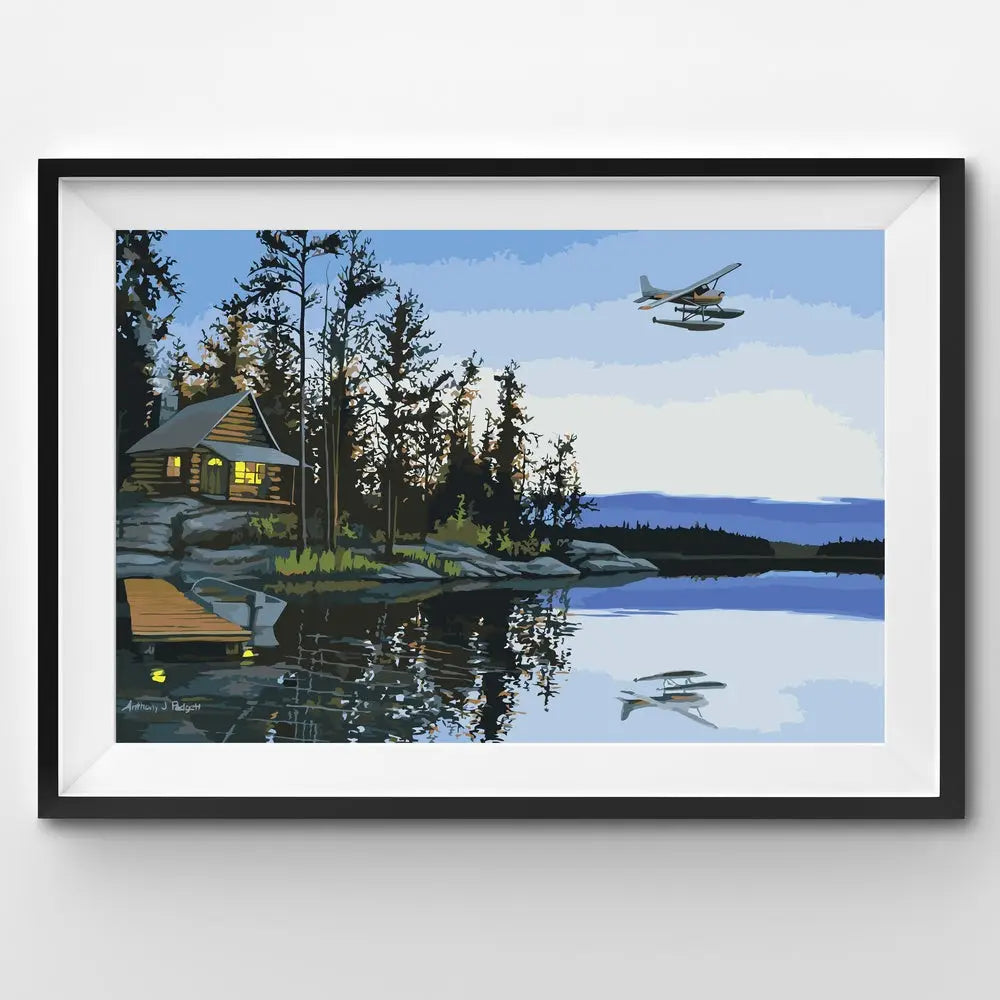 Paint By Numbers | Cabin By the Lake
