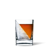 Whiskey Wedge Glass with Silicone Ice Mold