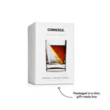 Whiskey Wedge Glass with Silicone Ice Mold
