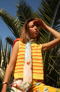 Soie Meme "Grande Plage" Silk Twill Scarf