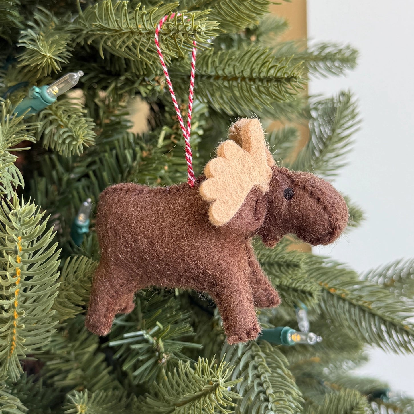 Montana Wool Moose Ornament