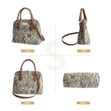 William Morris Golden Lily Tapestry Convertible Handbag