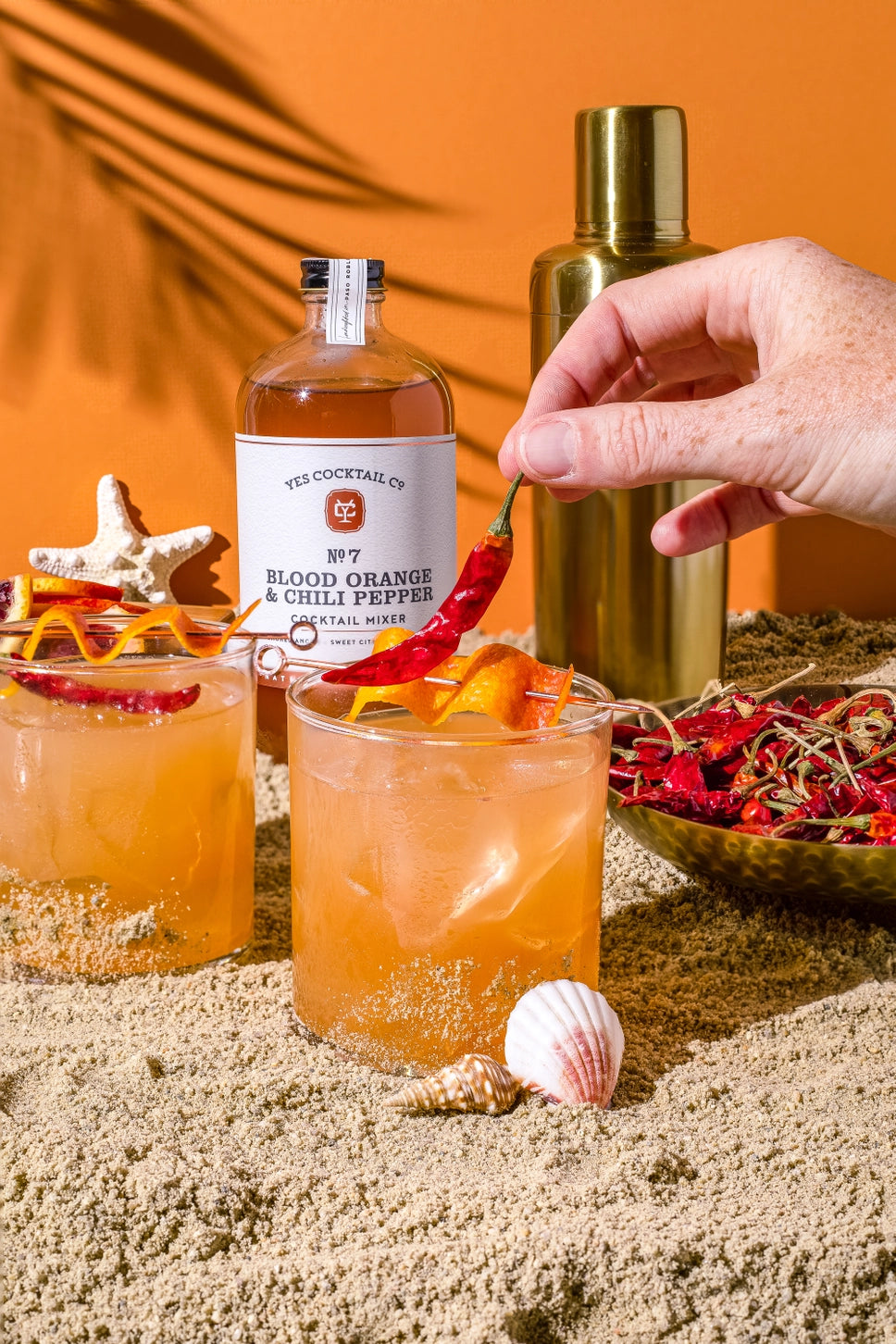 Blood Orange & Chili Pepper Cocktail Mixer