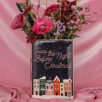 ’Twas the Night Before Christmas Ceramic Book Vase