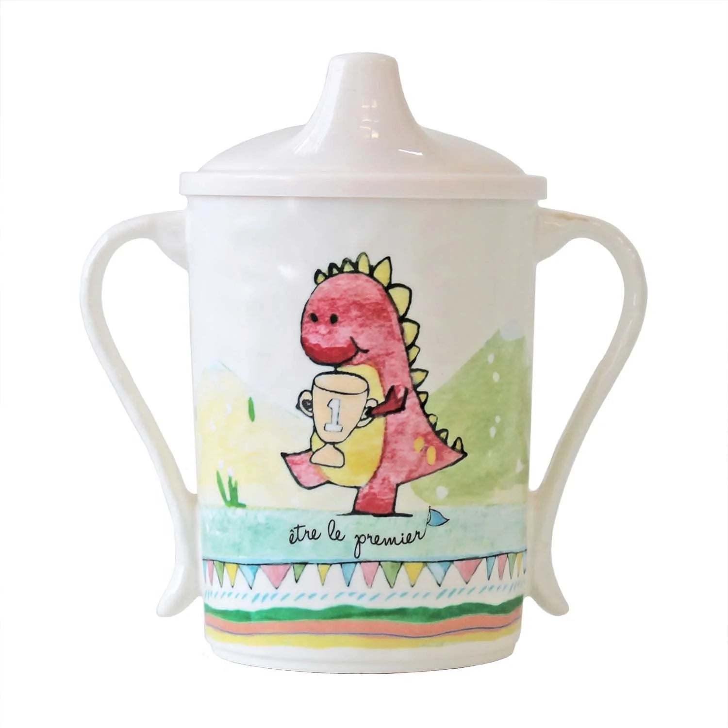Être le Premier ("Be the Leader") 5-Piece Children's French Dinnerware Set
