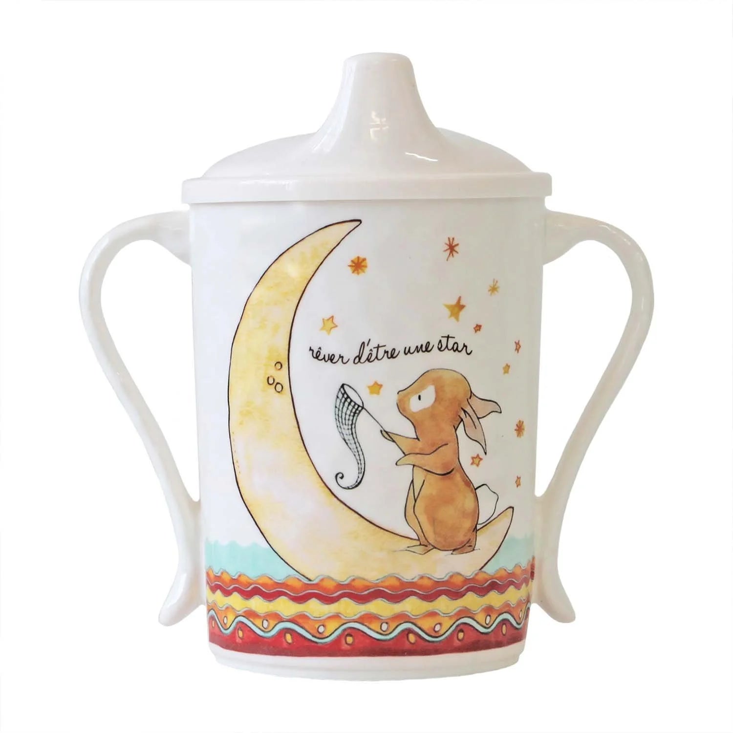 Rêver d'Être une Star ("Wish on a Star") 5-Piece Children's French Dinnerware Set