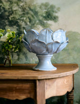 Italian Blue Petal Bowl Vase