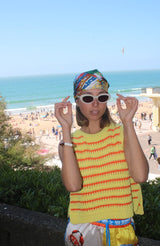 Soie Meme "Grande Plage" Silk Twill Scarf