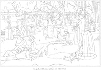Color the Classics: Famous Masterpieces Adult Coloring Book | Art Institute of Chicago Collection