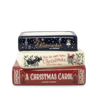 Holiday Classics Stacked Books Candle