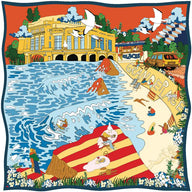 Soie Meme "Grande Plage" Silk Twill Scarf