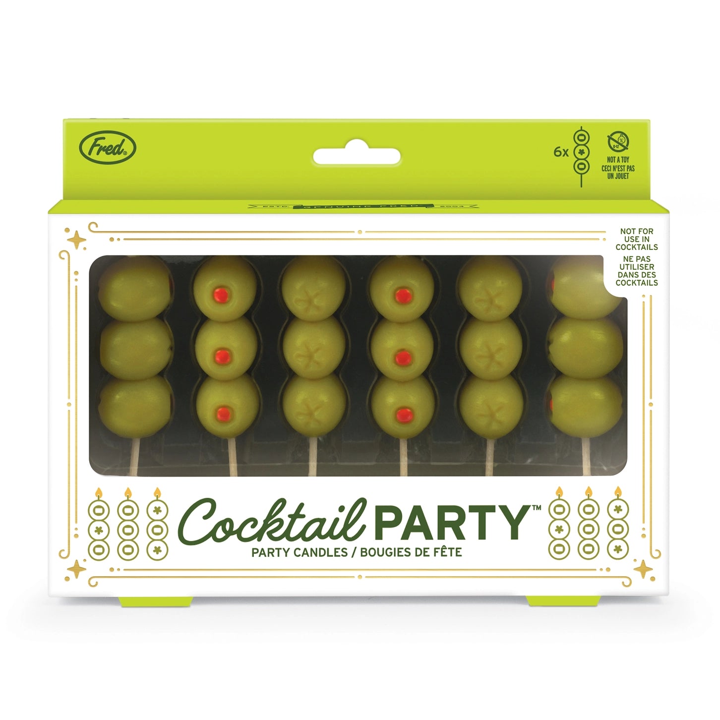 Cocktail Party Olive Candles