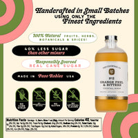 Orange Peel & Bitters Cocktail Mixer