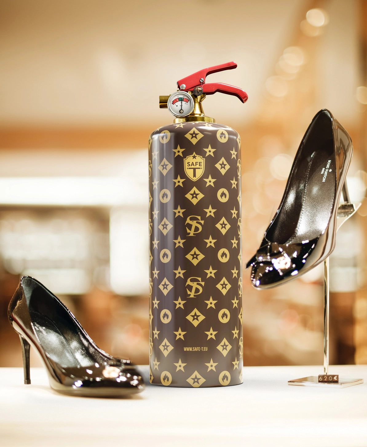 “Louis” Designer-Inspired Fire Extinguisher