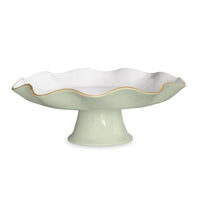 Beatriz Ball ENCANTO Carola Pistachio Green & White Pedestal Cake Stand