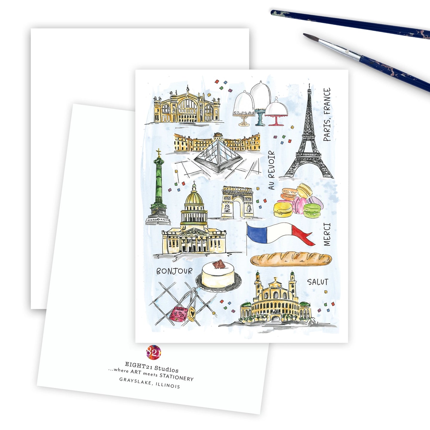 Parisian Travel Lover Card