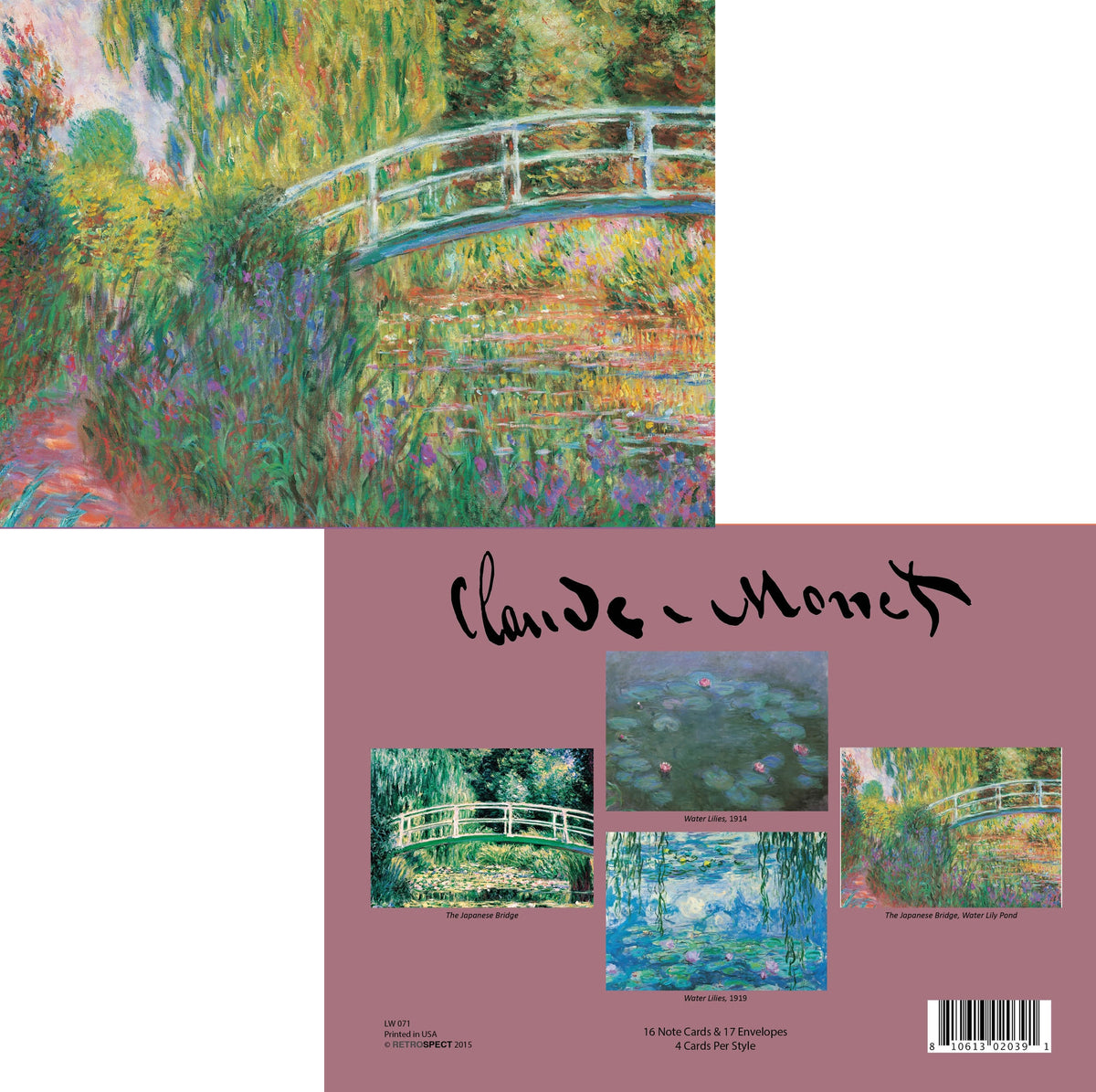 Claude Monet Art Notecard Boxed Set