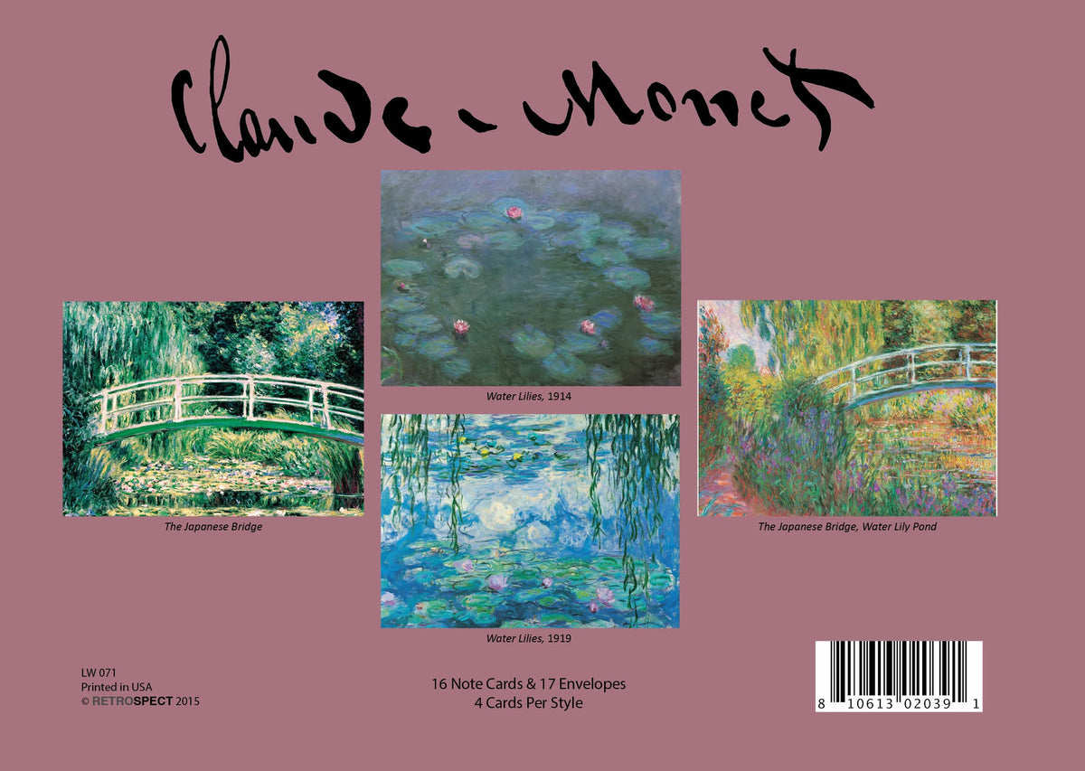 Claude Monet Art Notecard Boxed Set