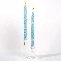 William Morris “Blue Marigold” Decorative Taper Candles – Set of 2
