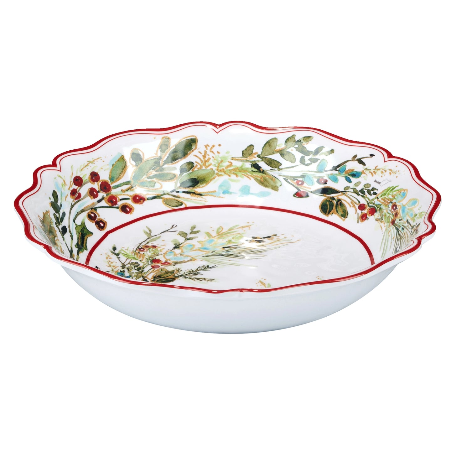 Christmas Gatherings Large Serving Bowl – Melamine