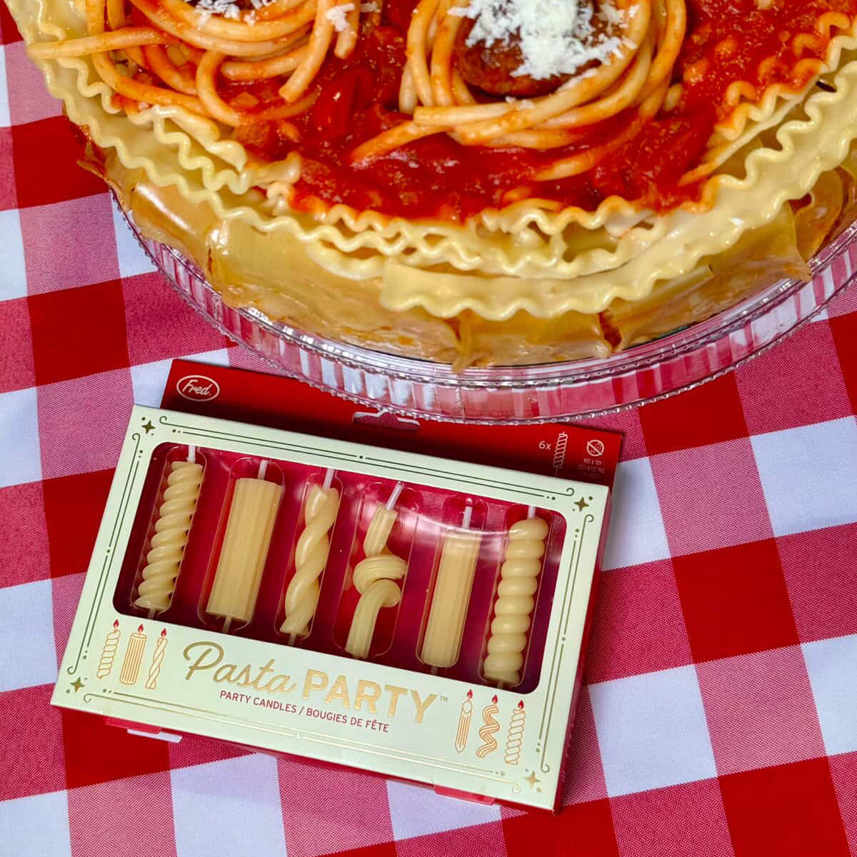 Pasta Party Noodle Candles
