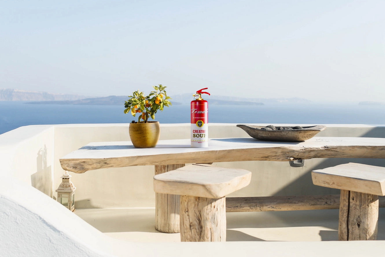 “Creative Soup” Fire Extinguisher