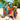 Colorful tropical insulated cooler tote bag handmade in France with vibrant botanical print, cotton handles, and zippered thermal-lined interior.