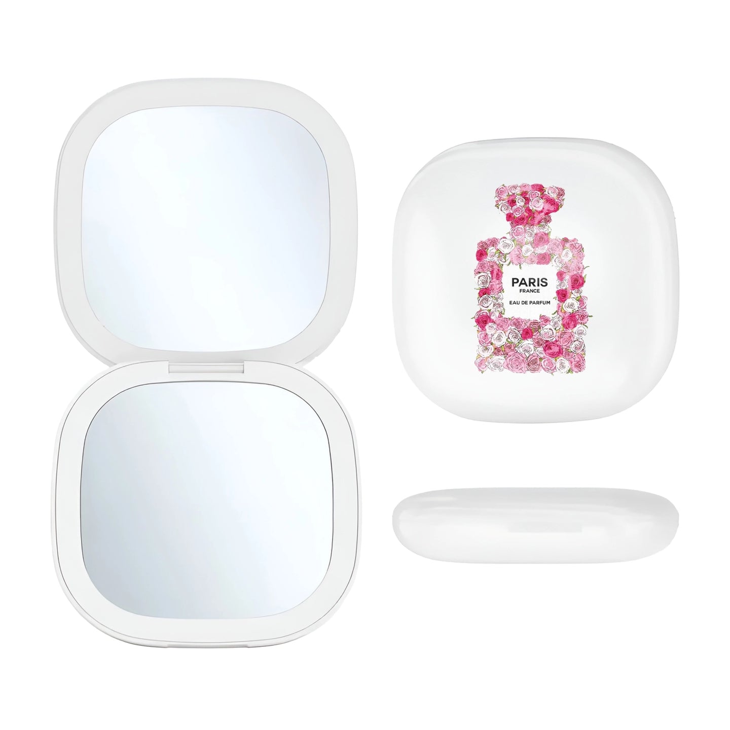 LED Paris Parfum Compact Mirror