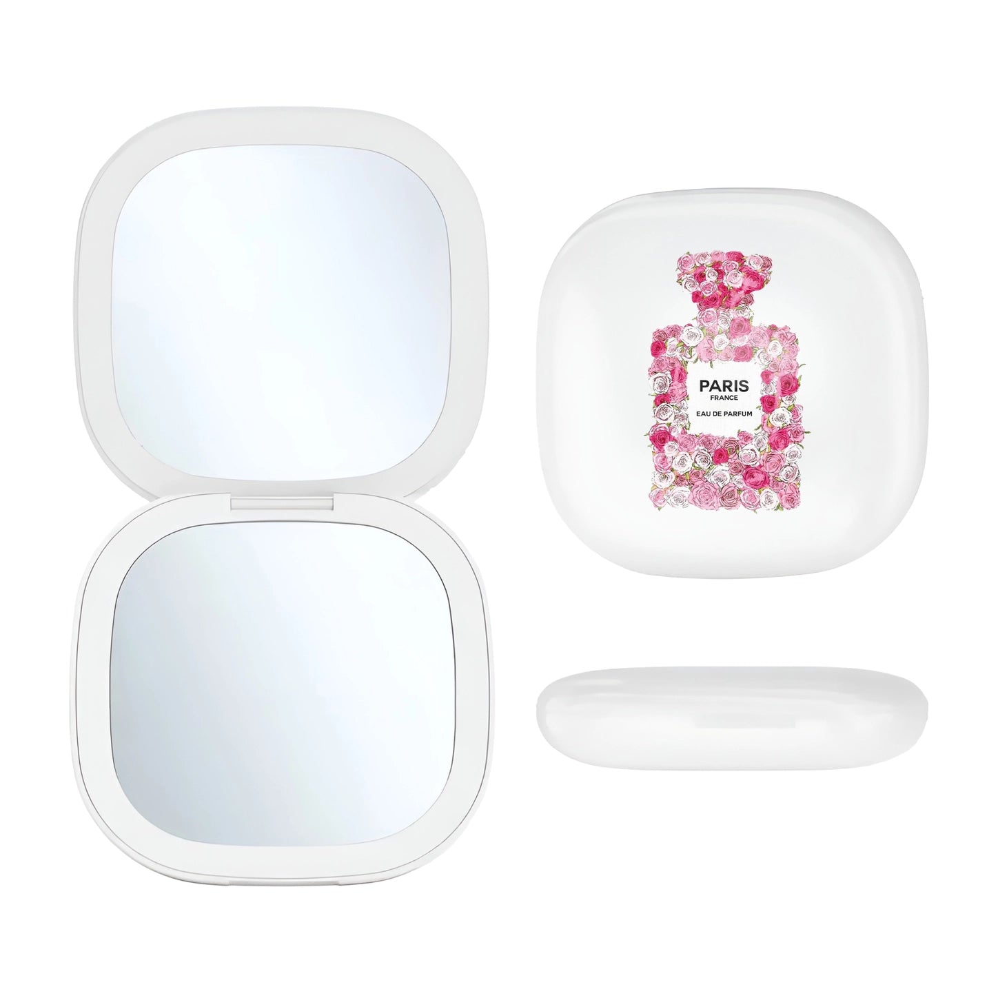 LED Paris Parfum Compact Mirror