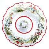 Christmas Gatherings Melamine Chip & Dip Platter