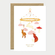 Hello There Little Cutie Baby Greeting Card