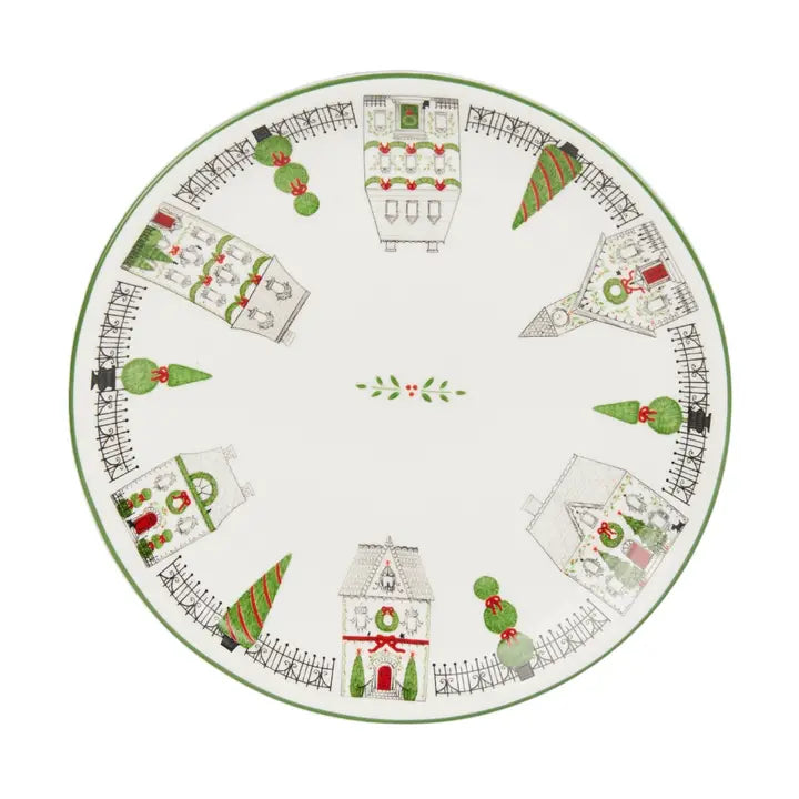 City Sidewalks 8" Plates – Set of 2