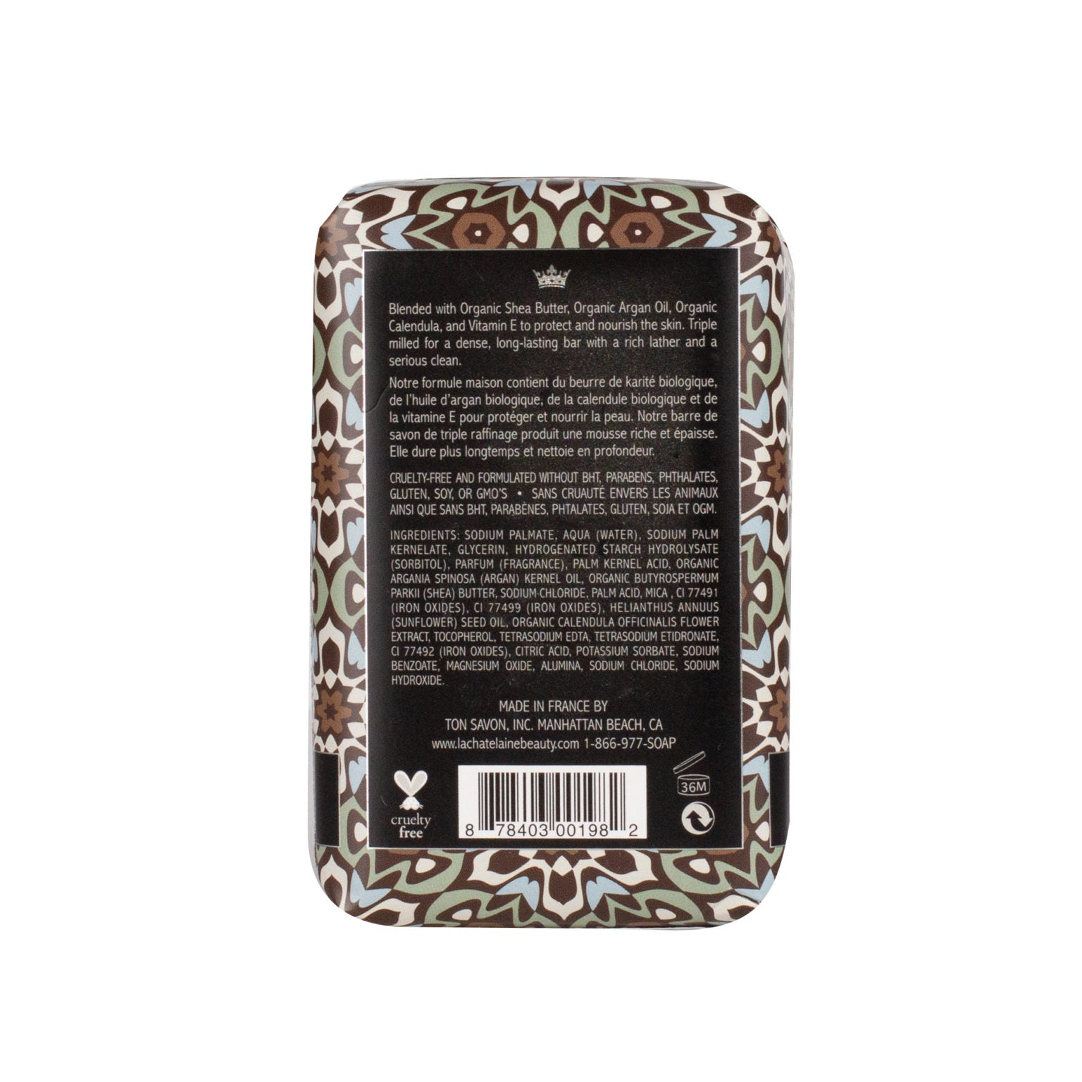 La Chatelaine Men's Triple-Milled French Soaps