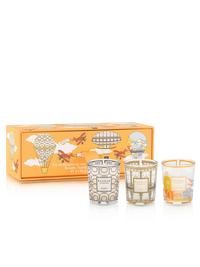 Baobab Collection Trio Travel Candles - Brussels, Roma & Saint Tropez