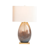 Noah Blue Ombre Glass Table Lamp