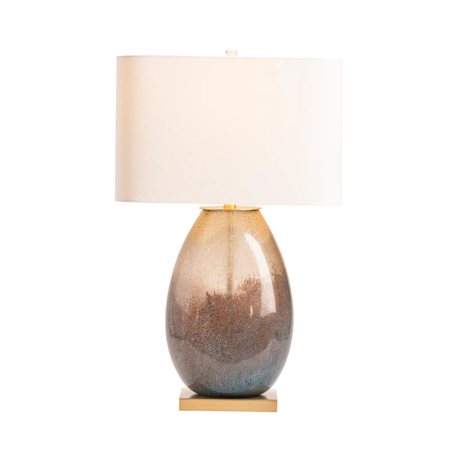 Noah Blue Ombre Glass Table Lamp