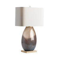 Noah Blue Ombre Glass Table Lamp