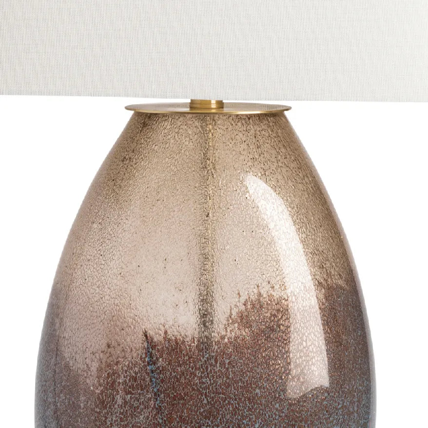Noah Blue Ombre Glass Table Lamp