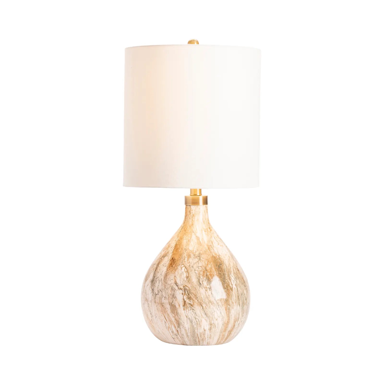 Russo Marbled Neutral Table Lamp